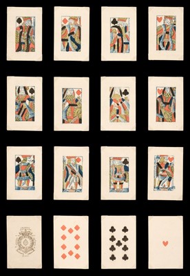Lot 359 - English playing cards. Standard pattern Faro/Bassette pack, Edward Hall, circa 1803, & 23 others