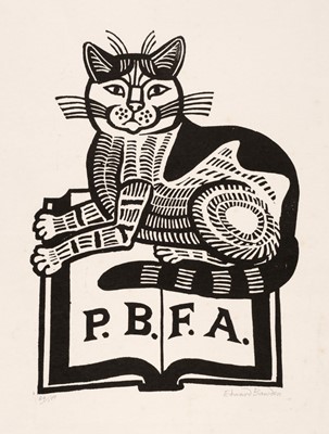 Lot 460 - Bawden (Edward, 1903-1989). P.B.F.A. Cat, 1983