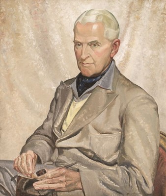 Lot 256 - Burleigh (Averil, 1883-1949). Portrait of the artist's husband, Charles Burleigh