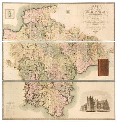 Lot 40 - Devon. Greenwood (C. & J.), Map of the County of Devon from an Actual Survey..., 1827