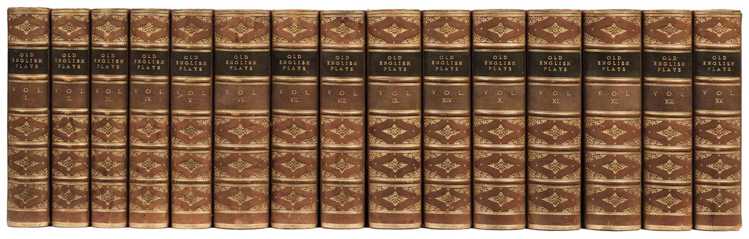 Lot 207 - Hazlitt (W. Carew). A Select Collection of Old English Plays..., 1874-76