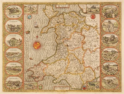 Lot 124 - Wales. Speed (John), Wales, Thomas Bassett & Richard Chiswell [1676]