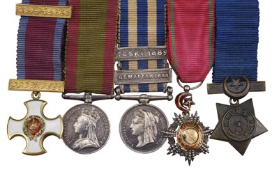Lot 53 - Miniature medals attributed to Surgeon Lieutenant Colonel Aylmer Ellis Hayes, D.S.O.
