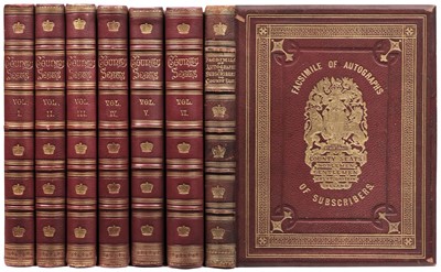 Lot 219 - Morris (Francis O.). A Series of Picturesque Views of Seats of the Noblemen..., 7 vols., c. 1880