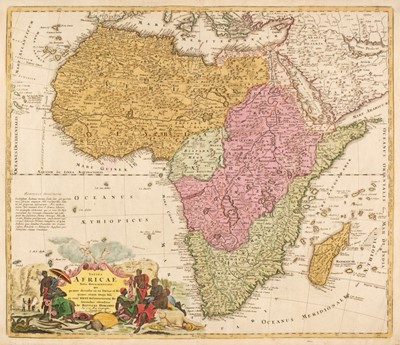 Lot 1 - Africa Homann (J. B.), Totius Africae nova Repraesentatio..., Nuremberg, circa 1715