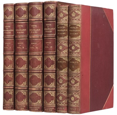 Lot 159 - Howitt (William). Visits to Remarkable Places, 2 volumes in 4, 1840-42