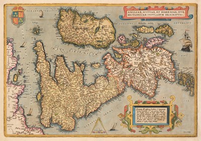 Lot 30 - British Isles. Ortelius (Abraham), Angliae, Scotiae et Hiberniae sive Britannicar..., 1610 - 12