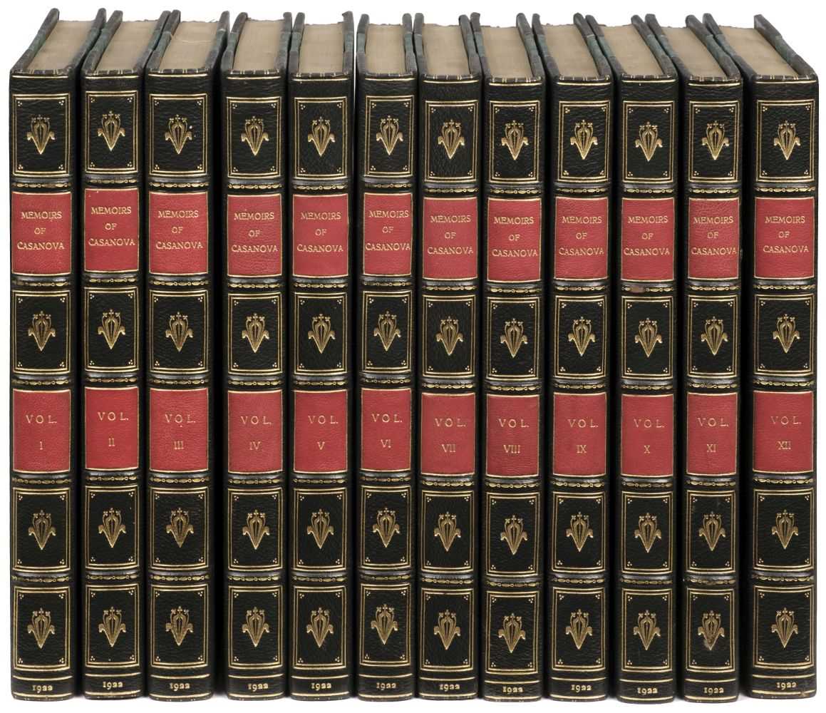 Lot 284 - Casanova (Giacomo). The Memoirs of Giacomo Casanova, 12 volumes, 1922