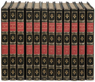 Lot 284 - Casanova (Giacomo). The Memoirs of Giacomo Casanova, 12 volumes, 1922