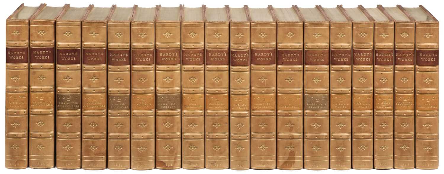 Lot 250 - Hardy (Thomas). Works, 18 volumes, New York: