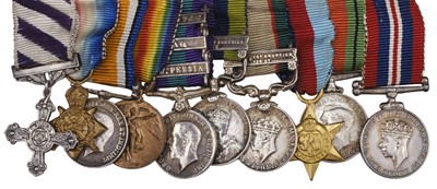 Lot 44 - Miniature dress medals attributed to Wing Commander A.E. Evans, D.F.C.