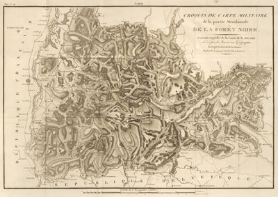 Lot 83 - Dépôt général de la guerre. Mémorial topographique et militaire, 6 volumes, Paris: 1802-05
