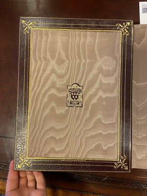Lot 54 - Cosway-style binding. Letters written by the Earl of Chesterfield, 2 volumes, 1774
