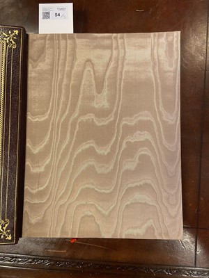 Lot 54 - Cosway-style binding. Letters written by the Earl of Chesterfield, 2 volumes, 1774