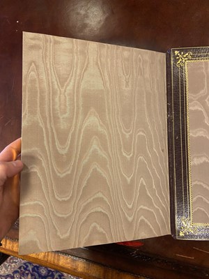 Lot 54 - Cosway-style binding. Letters written by the Earl of Chesterfield, 2 volumes, 1774