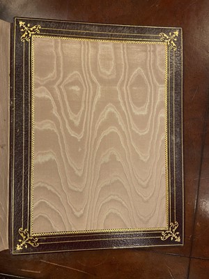 Lot 54 - Cosway-style binding. Letters written by the Earl of Chesterfield, 2 volumes, 1774