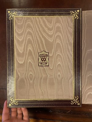 Lot 54 - Cosway-style binding. Letters written by the Earl of Chesterfield, 2 volumes, 1774