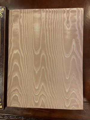 Lot 54 - Cosway-style binding. Letters written by the Earl of Chesterfield, 2 volumes, 1774