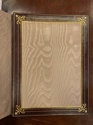 Lot 54 - Cosway-style binding. Letters written by the Earl of Chesterfield, 2 volumes, 1774