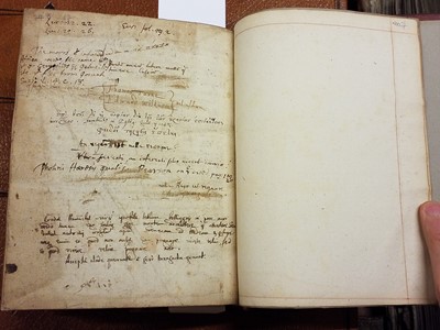 Lot 22 - Manuscript Commonplace Book by Thomas Tarne and Edward Wilkinson, 2 volumes, 1640