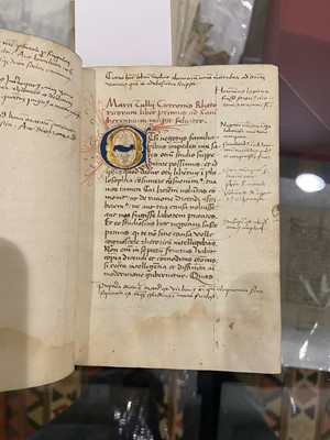 Lot 5 - Cicero (Marcus Tullius). Rhetorica Nova, Italy, 1st November 1491, manuscript on vellum
