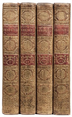 Lot 52 - Baskerville Press. Orlando Furioso di Lodovico Ariosto, 4 volumes, Birmingham, 1773