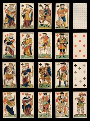 Lot 354 - Belgian Animal Tarot. A deck of tarot cards, Ghent, Belgium: Philip Pharasyn, circa 1780