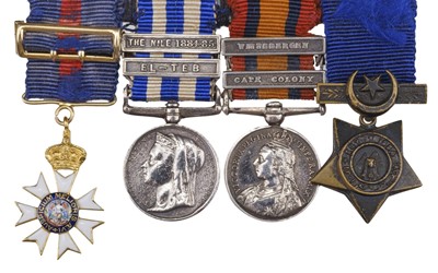 Lot 35 - Miniature dress medals attributed to Lieutenant Colonel H.L. Hallewell, Royal Scots