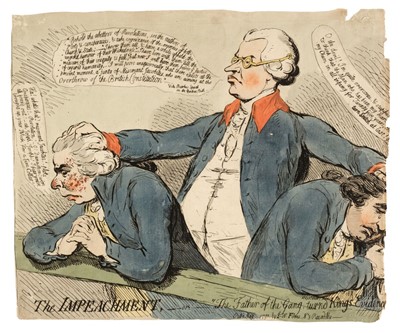 Lot 164 - Gillray (James). A collection of approximately 24 caricatures. early-mid 19th century