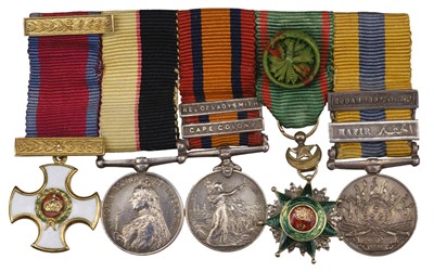Lot 32 - Miniature dress medals attributed to Colonel R.H.G. Heygate, D.S.O., Border Regiment