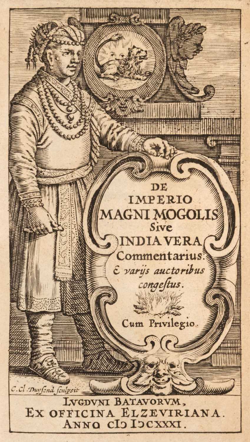 Lot 20 - Elzevir Press. De Imperio Magni Mogolis sive India vera, 1631