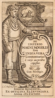 Lot 20 - Elzevir Press. De Imperio Magni Mogolis sive India vera, 1631