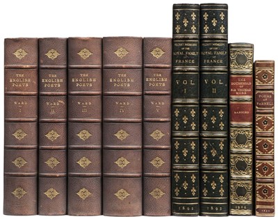 Lot 220 - Ward (Thomas Humphry, editor). The English Poets, 5 volumes, 1880-1926..., and others