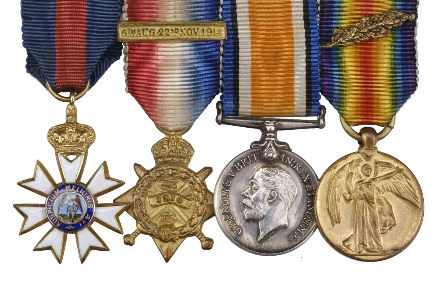 Lot 42 - Miniature dress medals attributed to Reverend A.R. Yeoman, Deputy Chaplain General