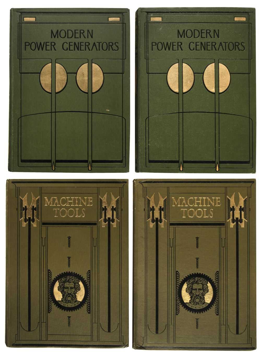 Lot 399 - Talwin Morris Bindings. Modern Power Generators, Steam Electric..., 1908..., and others