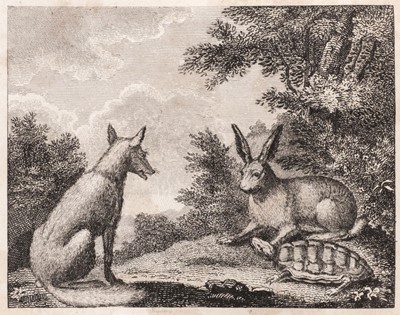 Lot 67 - Croxall (Samuel, translator). The Fables of Aesop, 2 vols., 1793