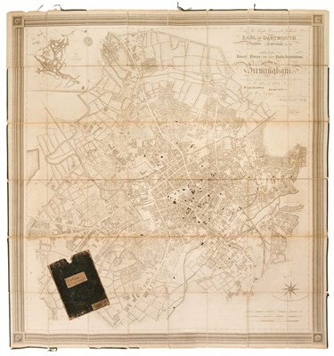 Lot 73 - Birmingham. Beilby, Knott & Beilby (publishers), Map of Birmingham, 1828