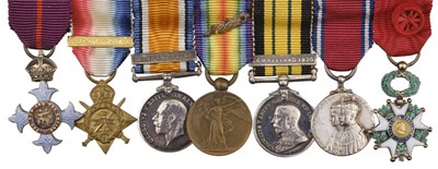 Lot 33 - Miniature dress medals attributed to Commander V.B. Brandon, C.B.E., Royal Navy