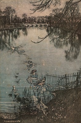 Lot 569 - Rackham (Arthur, 1867-1939). Peter Pan, large colour photo reproduction illustrations