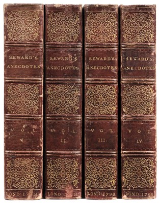 Lot 77 - Seward (William). Anecdotes of Distinguished Persons..., 1798