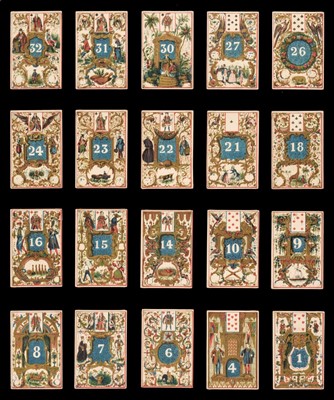 Lot 526 - French playing cards. Jeu de Cartes Arithmétique, Pierre Boboeuf: Paris, 1840