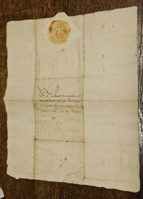 Lot 14 - James VI and I, King of Scotland (1567-1625) and of England (1603-1625). Document Signed, 1595