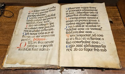 Lot 34 - Breviary.  An impressive large folio manuscript Breviary, Italian, mid 17th-century