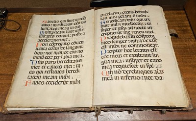 Lot 34 - Breviary.  An impressive large folio manuscript Breviary, Italian, mid 17th-century