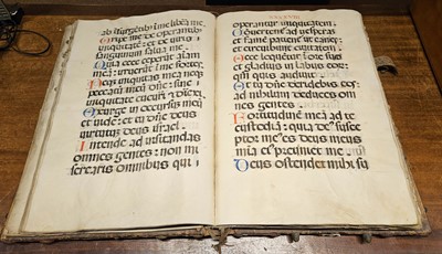 Lot 34 - Breviary.  An impressive large folio manuscript Breviary, Italian, mid 17th-century