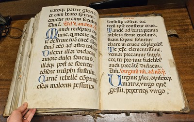 Lot 34 - Breviary.  An impressive large folio manuscript Breviary, Italian, mid 17th-century