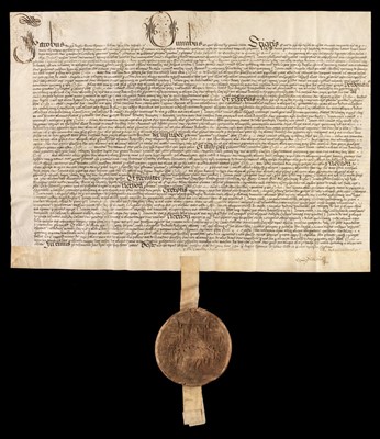 Lot 15 - James I. The Great Seal of King James VI of Scotland and I of England, 1604