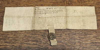 Lot 1 - Essex Deeds. A group of 8 medieval vellum deeds relating to land and property in Essex, c. 1280-1456