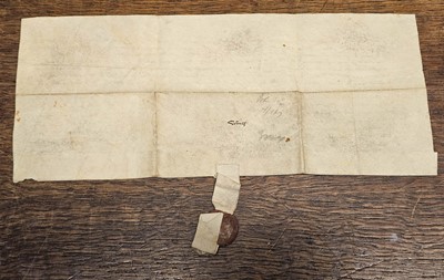 Lot 1 - Essex Deeds. A group of 8 medieval vellum deeds relating to land and property in Essex, c. 1280-1456