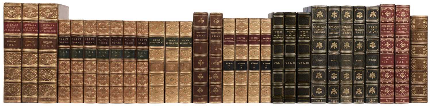 Lot 223 - Oliphant (Margaret). The Literary History of England, 3 volumes, 1882..., and others